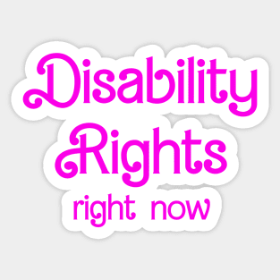 Disability Rights Sticker